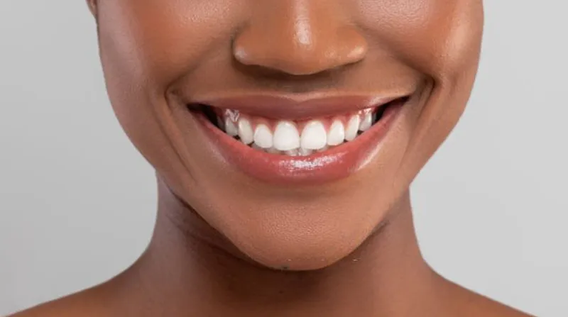 black woman smiling