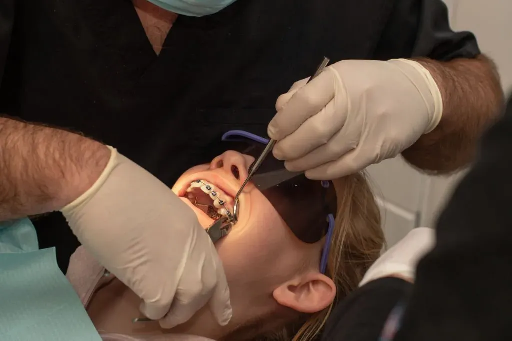 Braces adjustment process